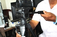 One of NPC’s partners uses new recording equipment donated by NPC