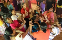 Healing activity in Hambantota for military widows